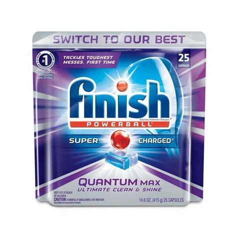 Finish Powerball Quantum Detergent .